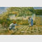 Hậu trường phái ấn tượng Vincent Van Gogh Tranh sơn dầu Cha con gái sao chép trên vải